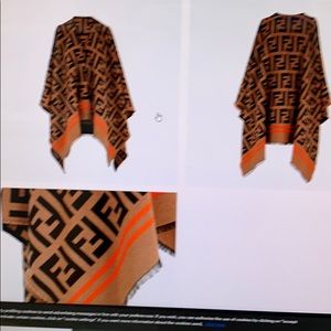 Fendi poncho